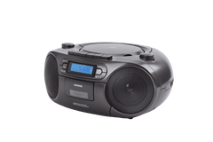 AIWA RC-250 Boombox – CD, Kassette, Bluetooth & FM, schwarz