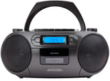 AIWA RC-250 Boombox – CD, Kassette, Bluetooth & FM, schwarz