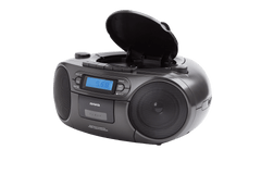 AIWA RC-250 Boombox – CD, Kassette, Bluetooth & FM, schwarz