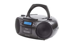 AIWA RC-250 Boombox – CD, Kassette, Bluetooth & FM, schwarz