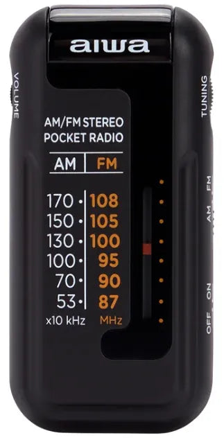 Aiwa RM-10BK tragbares Radio, Schwarz