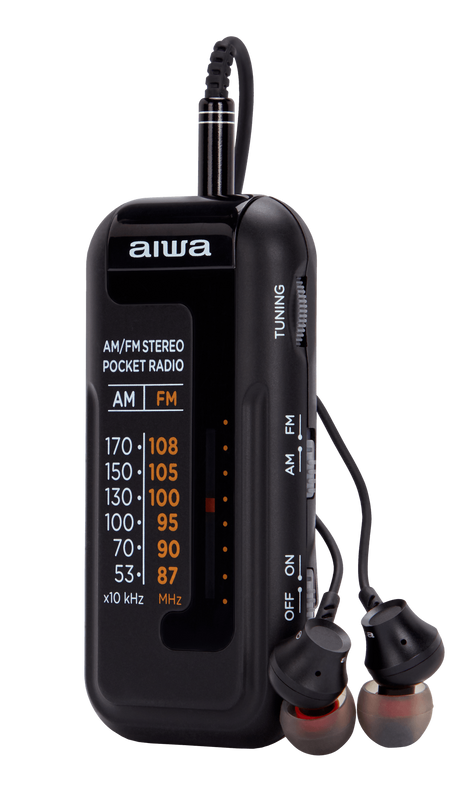 Aiwa RM-10BK tragbares Radio, Schwarz
