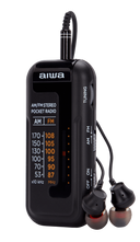 Aiwa RM-10BK tragbares Radio, Schwarz