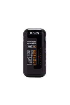 Aiwa RM-10BK tragbares Radio, Schwarz