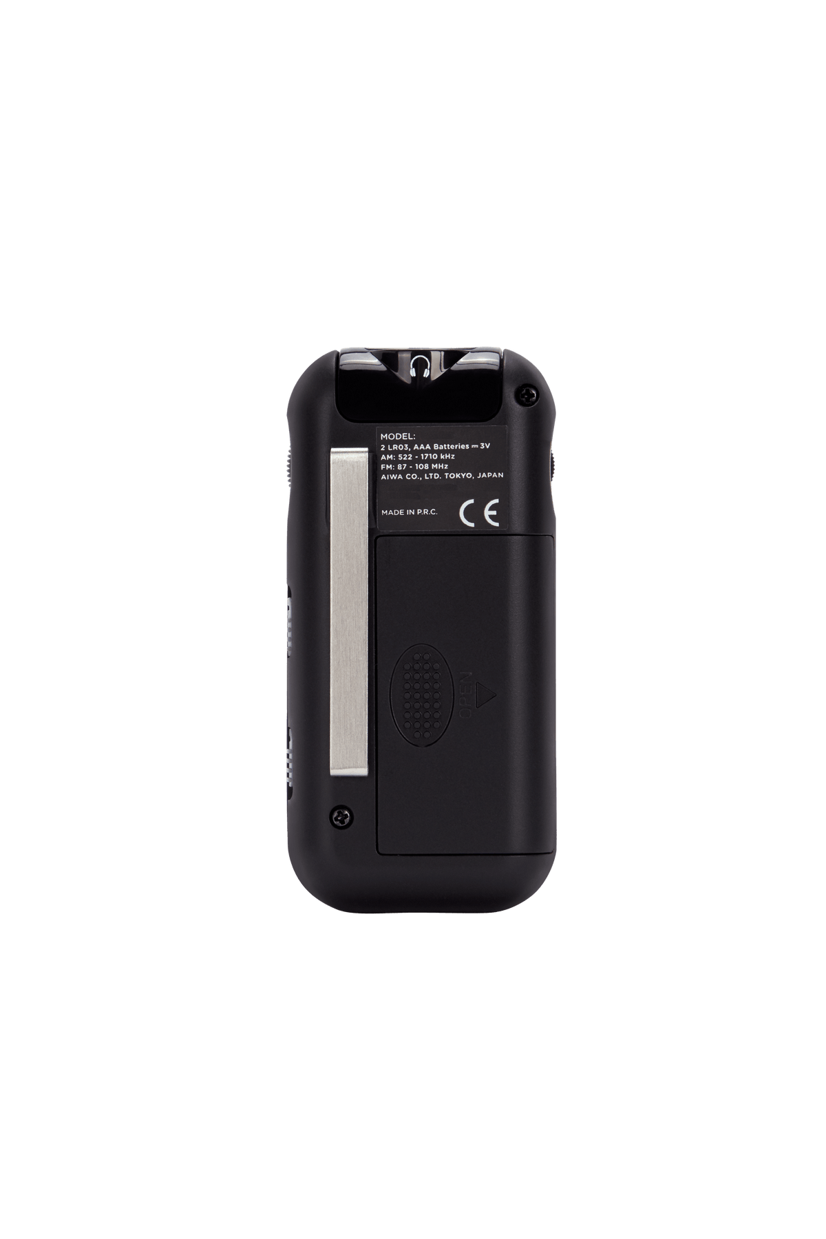Aiwa RM-10BK tragbares Radio, Schwarz