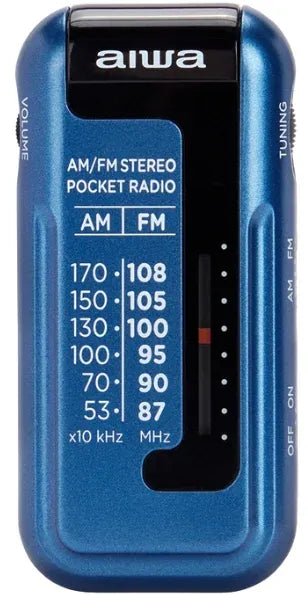 Aiwa RM-10BL tragbares Radio, Blau