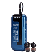 Aiwa RM-10BL tragbares Radio, Blau