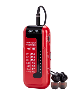 Aiwa RM-10RD tragbares Radio, Rot