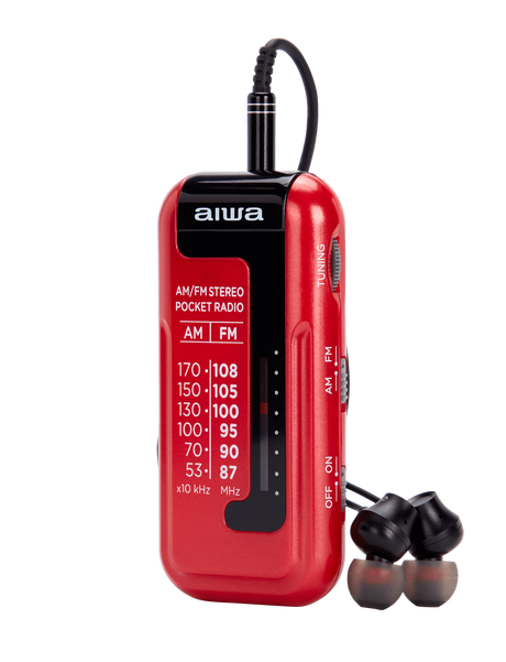 Aiwa RM-10RD tragbares Radio, Rot