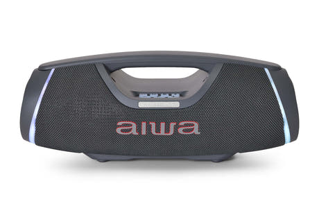 AIWA SPB-680 – 20W Tragbarer Bluetooth Party-Lautsprecher mit RGB-Beleuchtung, Grau