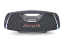 AIWA SPB-680 – 20W Tragbarer Bluetooth Party-Lautsprecher mit RGB-Beleuchtung, Grau