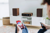 Pure Classic Stereo Hi-Fi System – DAB+, CD, Bluetooth, 100W, Walnuss