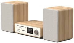 Pure Classic Stereo Hi-Fi System – DAB+, CD, Bluetooth, 100W, Eiche