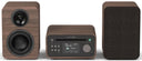 Pure Classic Stereo Mini Hi-Fi System – DAB+, CD, Bluetooth, 40W, Walnuss