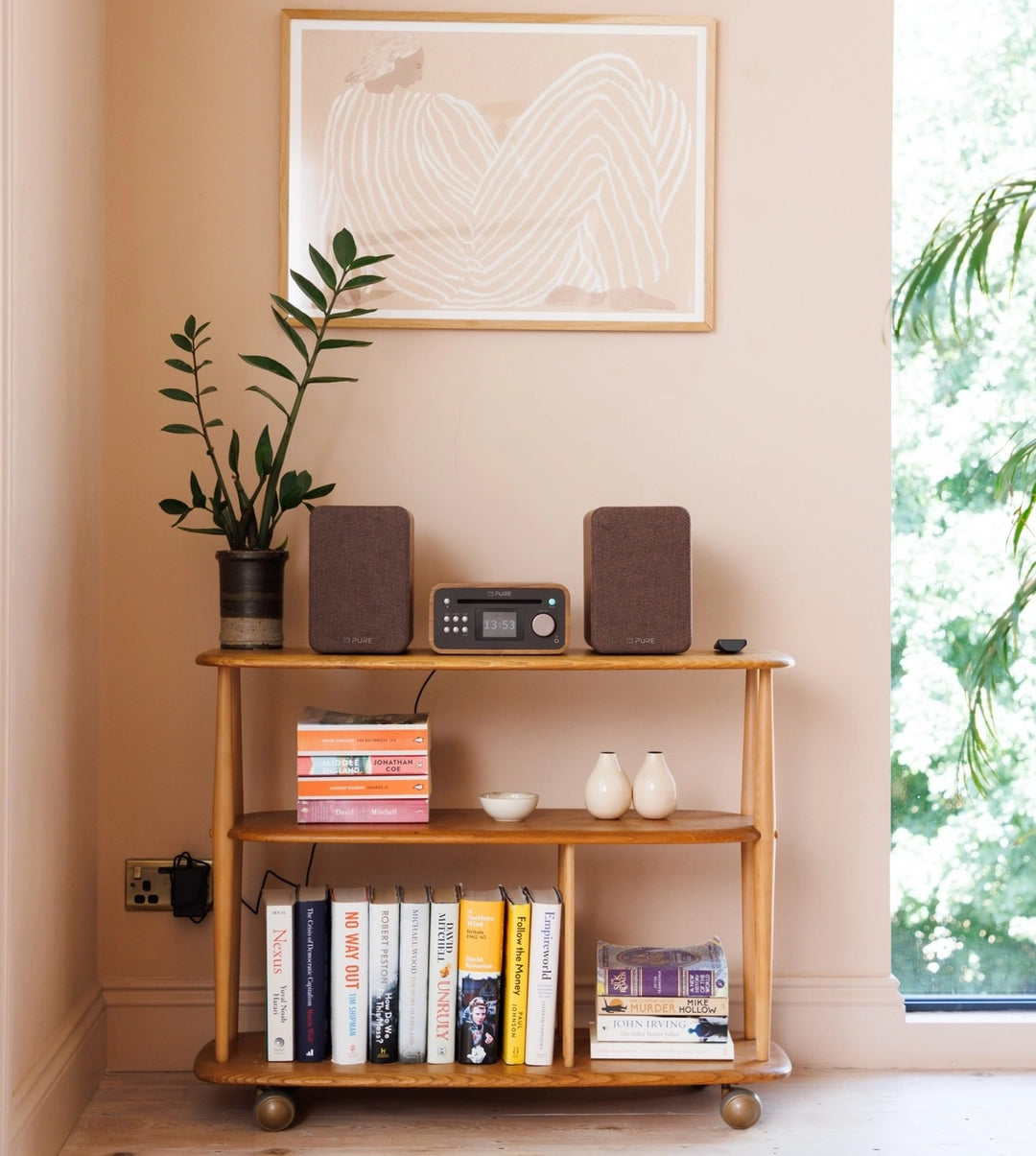 Pure Classic Stereo Mini Hi-Fi System – DAB+, CD, Bluetooth, 40W, Walnuss