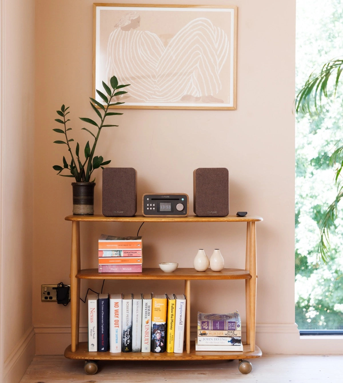 Pure Classic Stereo Mini Hi-Fi System – DAB+, CD, Bluetooth, 40W, Walnuss