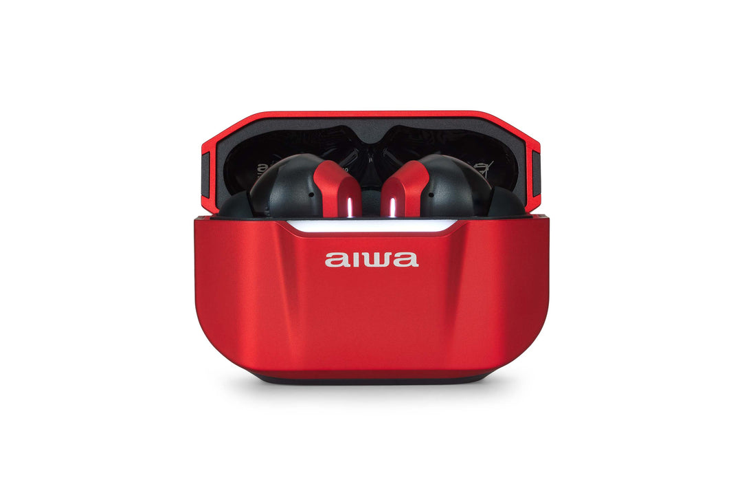 Aiwa ETWS-330RD TWS-Ohrhörer, Rot