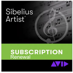 Sibelius Artist-Abonnement VERLÄNGERUNG