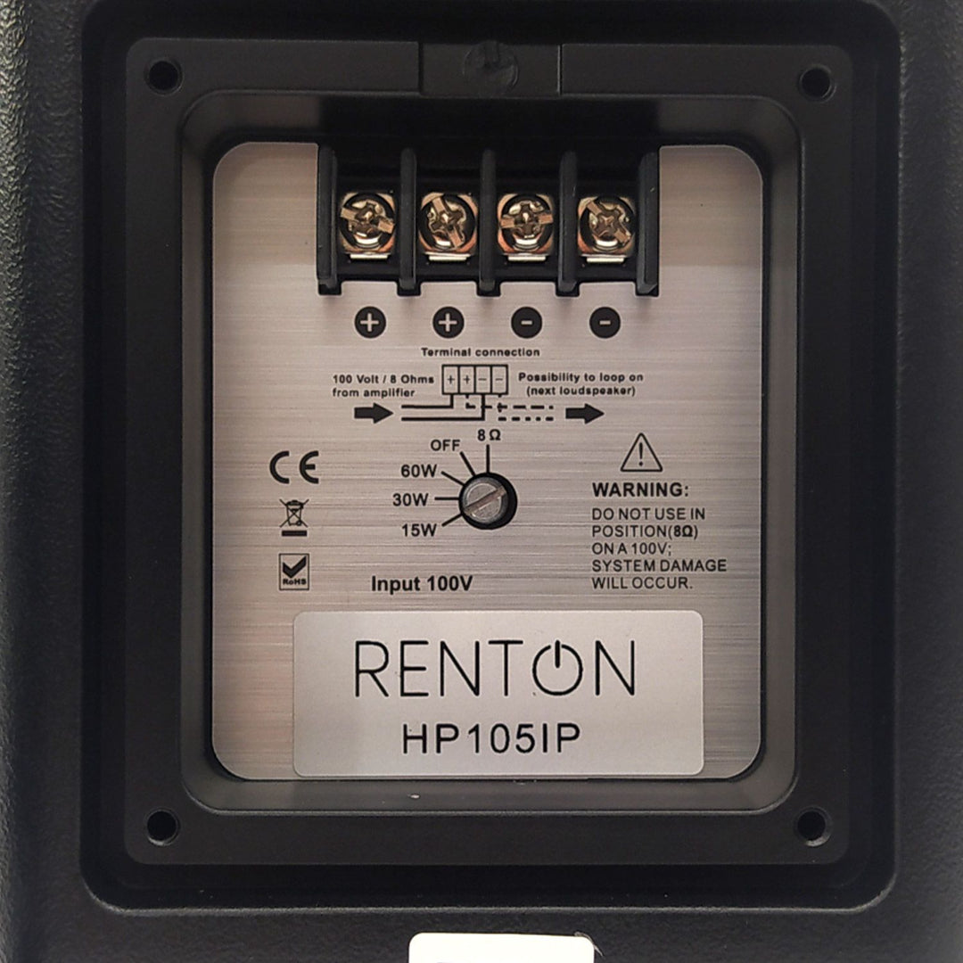 Renton HP105IP Proline 5" passiver Installationslautsprecher 100W IP65 – Black