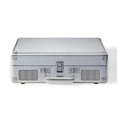 Crosley Cruiser Plus Plattenspieler Zweiwege-Bluetooth (Silber)