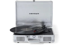 Crosley Cruiser Plus Plattenspieler Zweiwege-Bluetooth (Silber)