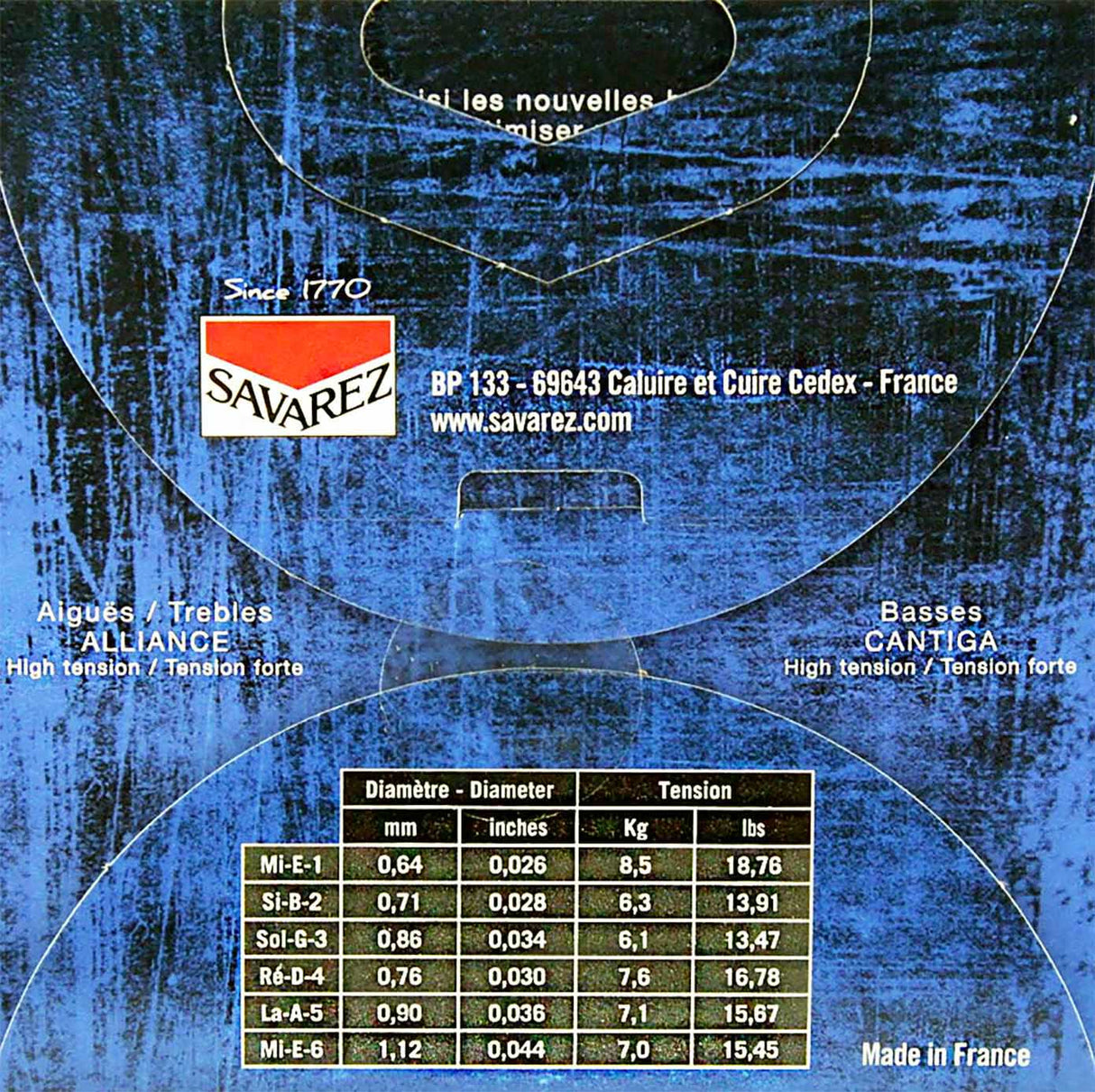 Savarez 510AJ Alliance Cantiga, classical guitar