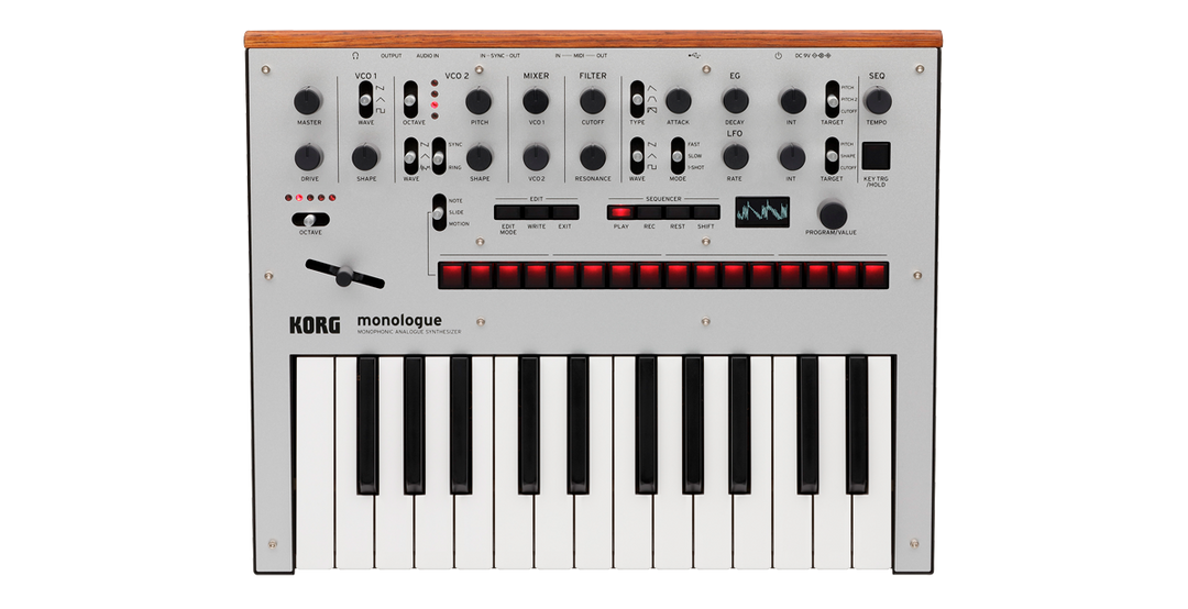 Korg Monologue Synthesizer (Silber)