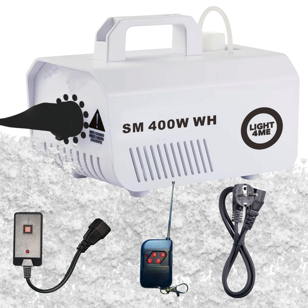 LIGHT4ME SM 400W WH Schneemaschine