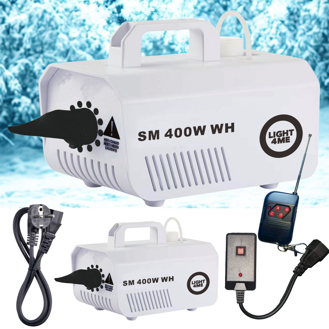 LIGHT4ME SM 400W WH Schneemaschine