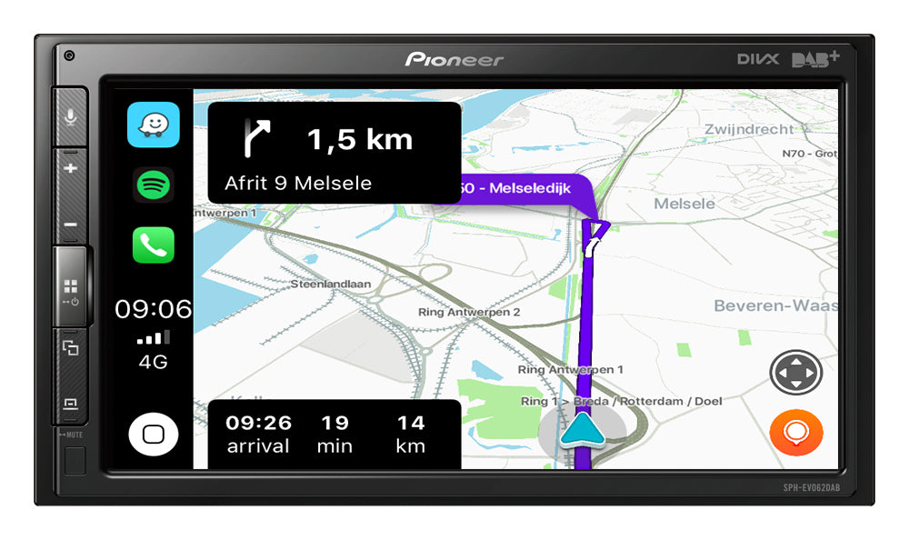 Pioneer SPH-EVO62DAB-208 Apple CarPlay, DAB Radio und Bluetooth