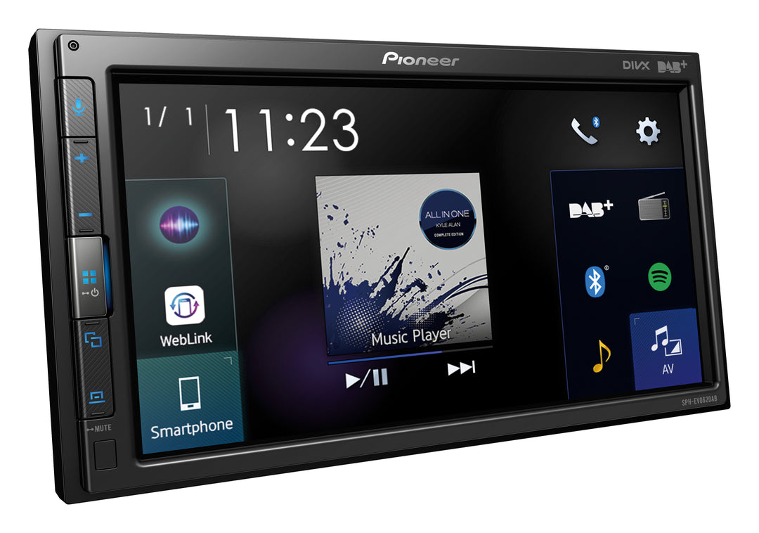 Pioneer SPH-EVO62DAB-Uni 1-DIN Autoradio m. Apple CarPlay, DAB und Bluetooth
