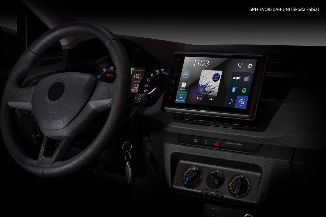Pioneer SPH-EVO82DAB-Uni1-DIN Autoradio m. Apple CarPlay, DAB und Bluetooth