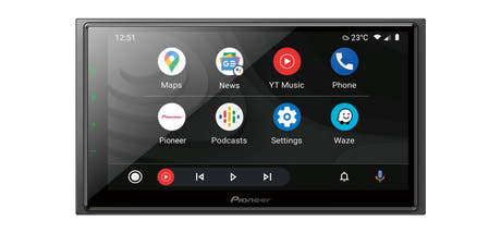 Pioneer SPH-EVO64DAB 2-DIN Bilstereo m. Trådløs CarPlay, DAB Radio und Bluetooth