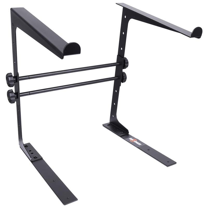 Laptopständer mit Montagehalterung – verstellbar für 12–17", Schwarz