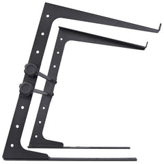 Laptopständer mit Montagehalterung – verstellbar für 12–17", Schwarz