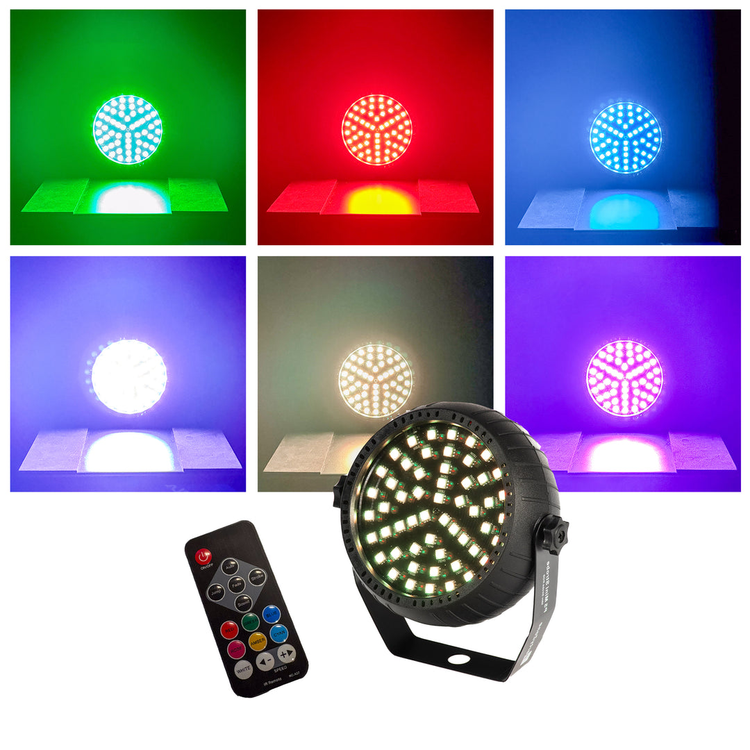 Mini Strobe (Weiß + multicolor)