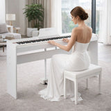 Suprimo SDP88 WH Digital Piano 88 mit gewichteten Tasten, Weiß
