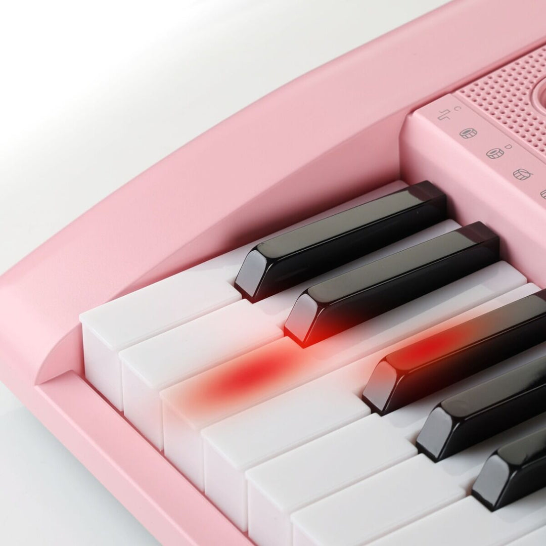 Suprimo Keyboards für Kinder mit Mikrofone – Pink