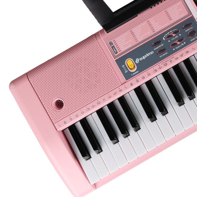 Suprimo Keyboards für Kinder mit Mikrofone – Pink