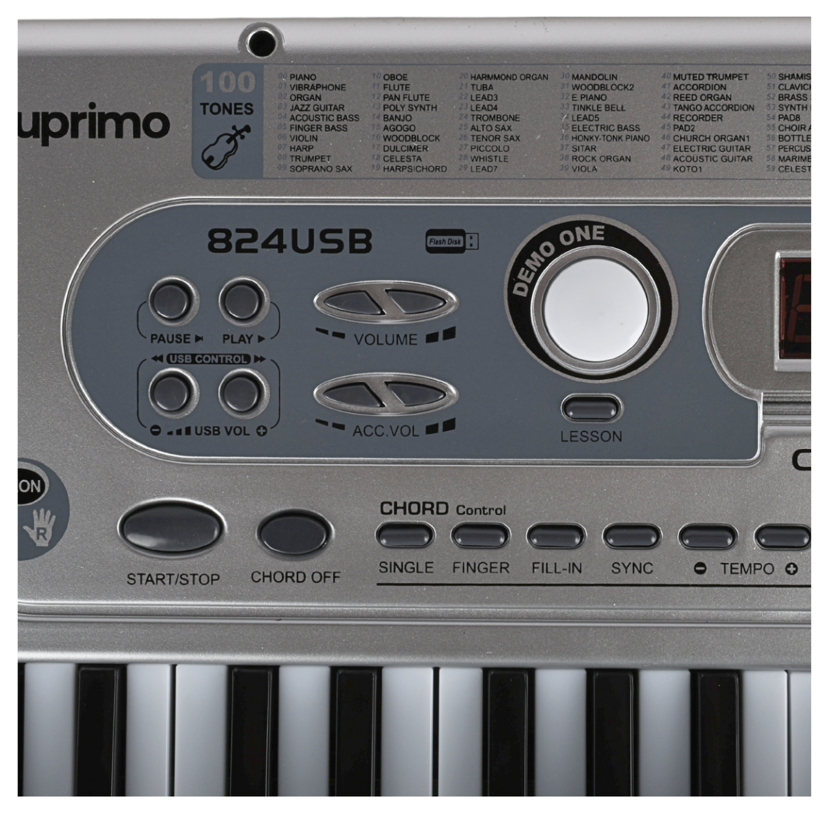 SUPRIMO 824 USB pädagogisches keyboard für Orgel