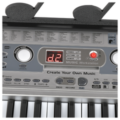 SUPRIMO 824 USB Keyboard mit Mikrofon, MP3-Player und Notenständer