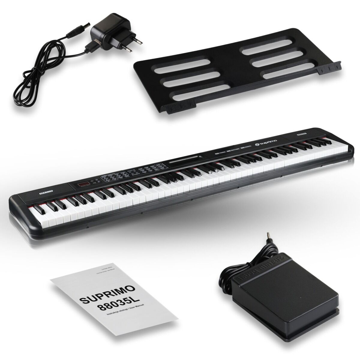 Suprimo 88035L Digital Piano 88 Tangenter Keyboard