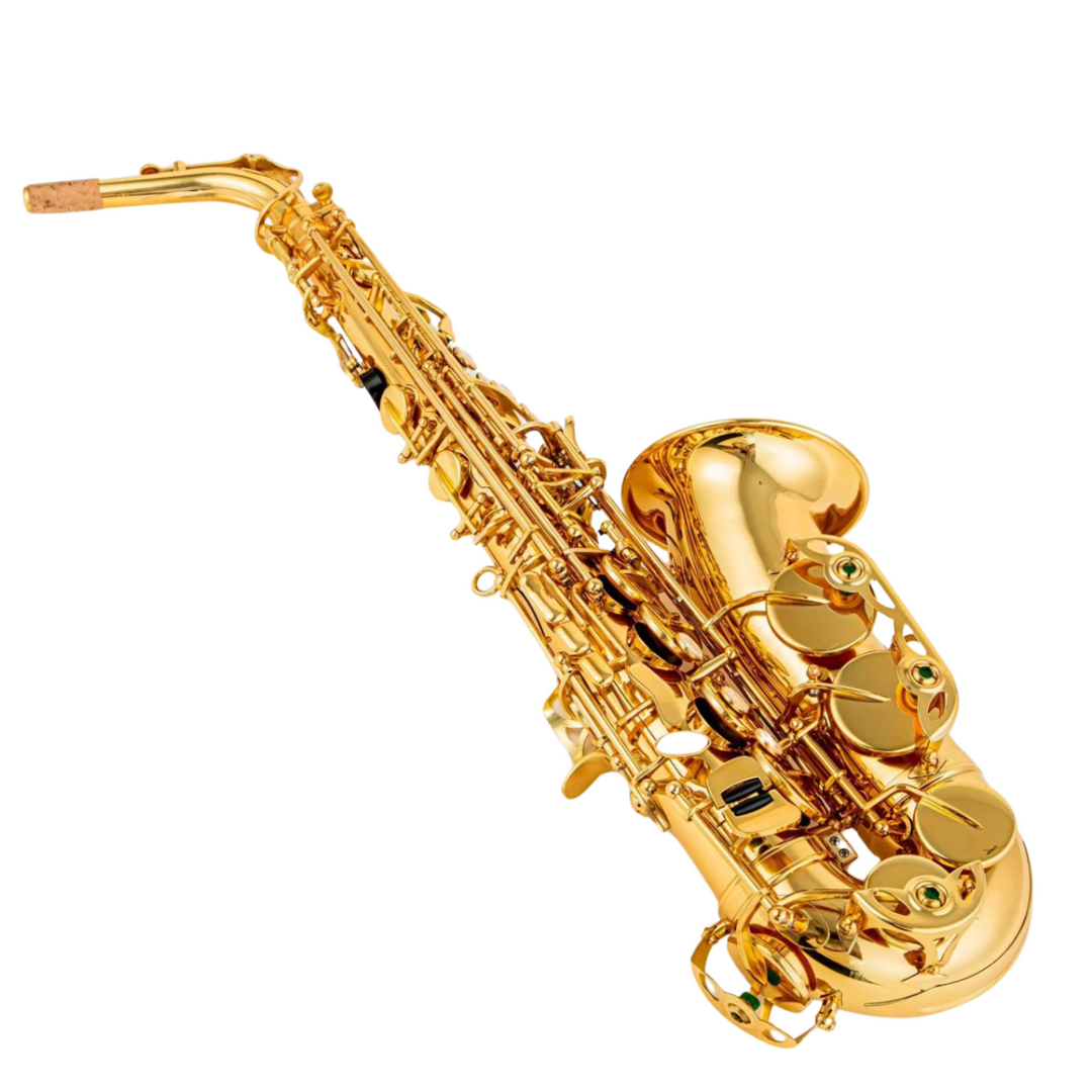 Suprimo Alto Saxo Altsaxofon in E♭ – Set mit Etui und Zubehör