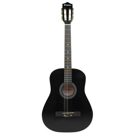 SUPRIMO CGS1 BK 4/4 klassische Gitarre schwarz zum Lernen