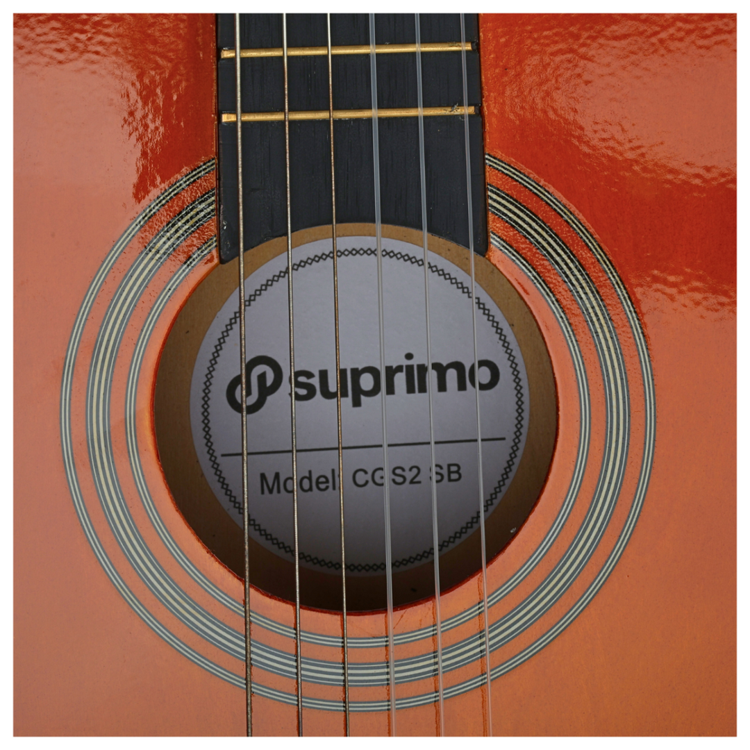 SUPRIMO CGS2 SB klassisches Gitarrenset 4/4, Sunburst