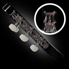 Suprimo CGS2 BK Klassisches Gitarrenset 4/4, Schwarz