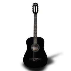 Suprimo CGS2 BK Klassisches Gitarrenset 4/4, Schwarz