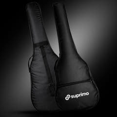 Suprimo CGS3 BK Klassische Gitarren 4/4 – Schwarzes Anfänger-Set