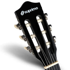 Suprimo CGS1 BK Klassische Gitarre 4/4 – Schwarz