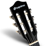 Suprimo CGS1 BK Klassische Gitarre 4/4 – Schwarz